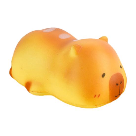 Jouet Alimentaire Simulé Pain à Rebond Lent Design Jouet Anti-Stress Texture Couleur Réalistes Silicone Souple Jouet de Décompression Ornement de Bureau