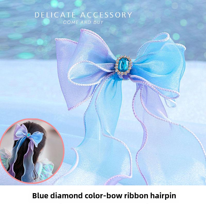 Colorful Bow Braided Hairband for Girls – Princess Ribbon Hairpin Accessory