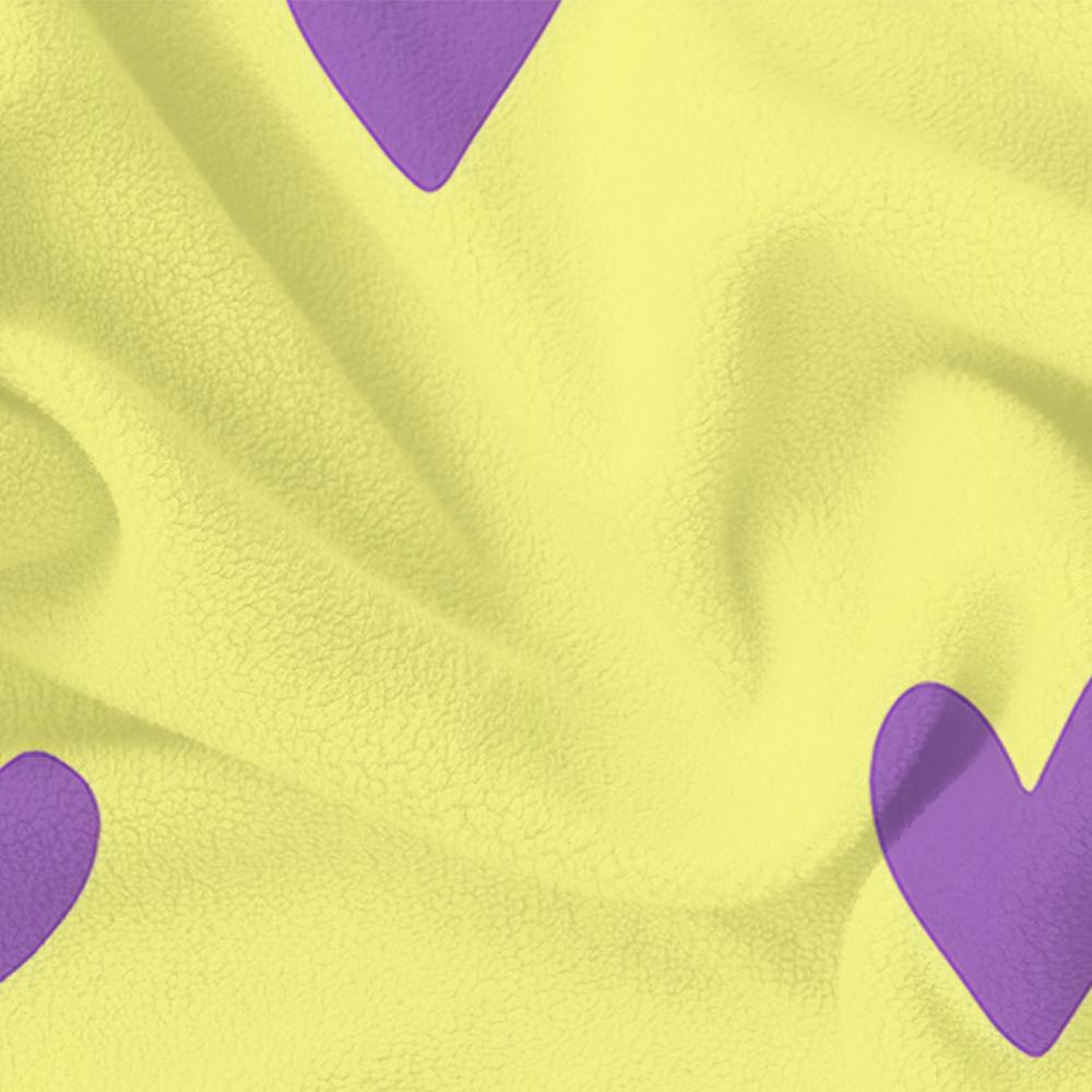 Yellow Irregular Floral Anime Cartoon Flannel Blanket Soft Warm Throw for Bedroom Sofa Car Kids Holiday Gift