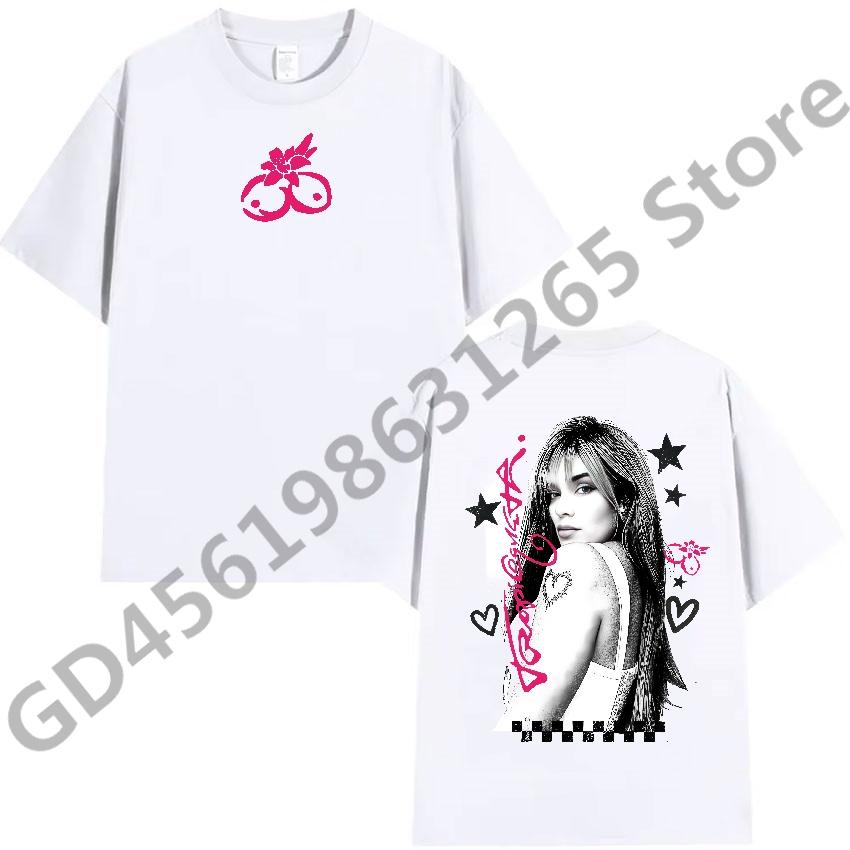 Personality KAROL G Tropicoqueta T Shirt Unisex Women Retro Fashion Cotton Short Sleeve Tees Summer Casual ONeck Clothing Tops