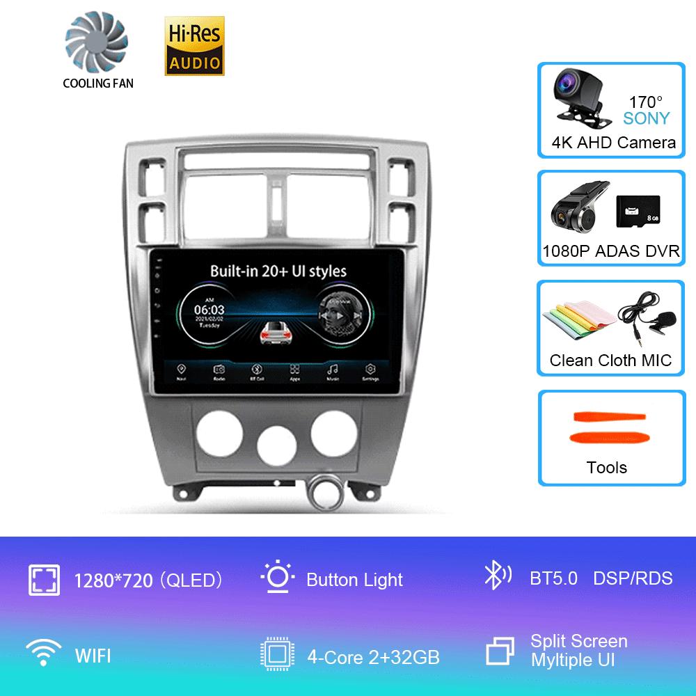 Android 14 Car Radio For Hyundai Tucson 1 2004 - 2009 Multimedia Video Player Navigation Stereo GPS No 2din 2 Din Dvd