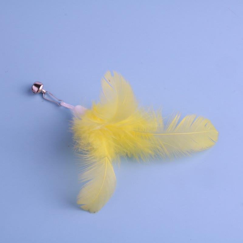 In Stock Colorful Feather Cat Teaser Headband Toy for Boredom Relief