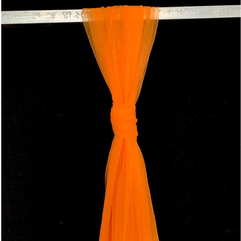 High-Density Swiss Gauze Wedding Decoration: Chair Backs, Curtains, Ceiling & Table Decor