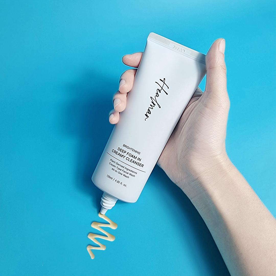 

HEALMAR Осветляющая глубокая пена в кремообразном очищающем средстве белый