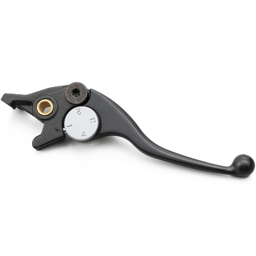 Daytona NISSIN 43338 Brake Master Cylinder for Motorcycles Horizontal Repair Parts Brake Short Lever 4 Stage Adjustment Black