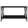  Coffee Table, Black, 80x50x45 Cm