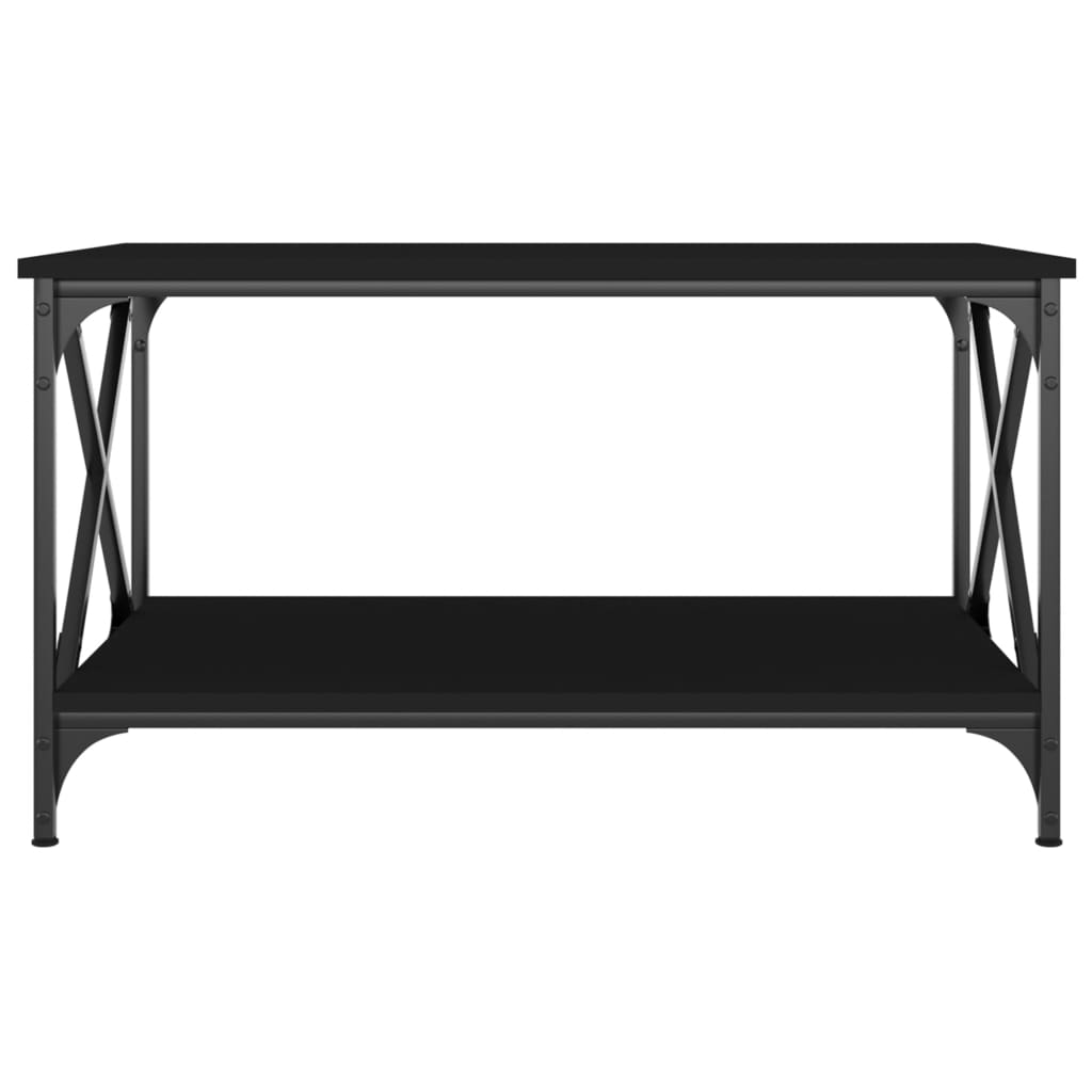  Coffee Table, Black, 80x50x45 Cm