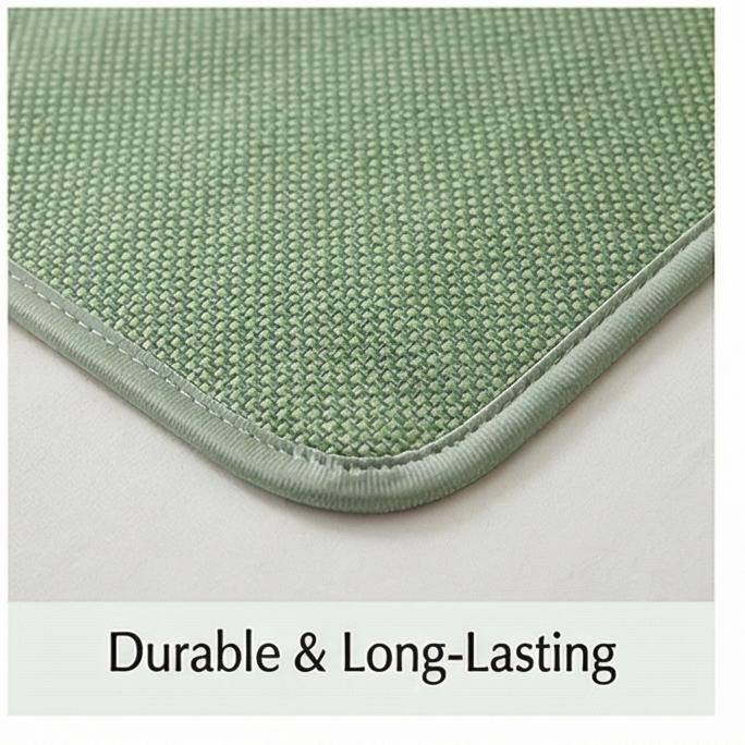 Natural Wormwood Infused Ice Silk Cooling Mat 3-Piece Set Washable Fitted Sheet Multiple Sizes Available for Home Dorm Air-Conditioned Room Summer