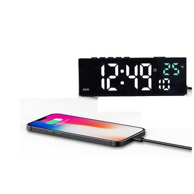LED Electronic Clock Smart Alarm Clock Battery Plug-in Dual-use Clock LED Countdown
