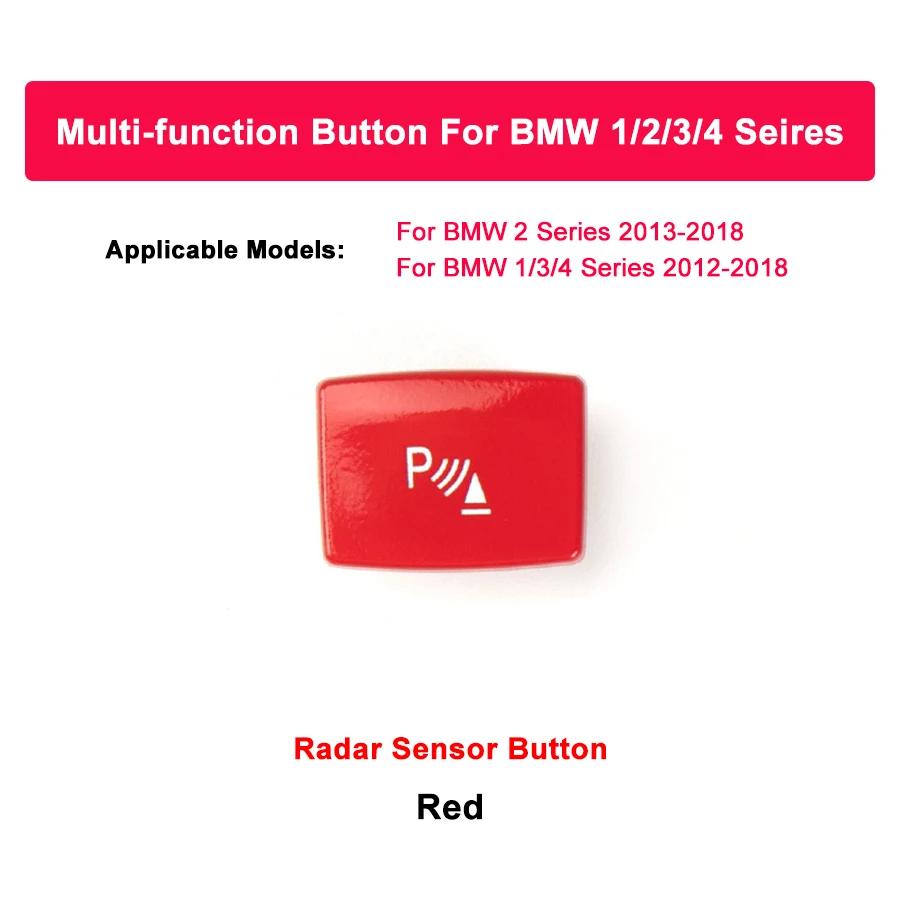 Interior Console Sport ECO Pro Switch Button ESP AntiSlip Radar Sensor For BMW F20 F21 F22 F23 F30 F34 F35 F32 F33 F36 Black Red