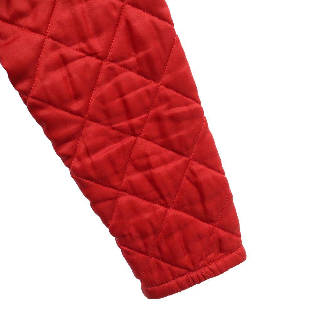 LAVENHAM Logo tag quilting Batting jacket 34 Red Women Used