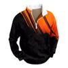 Spring And Autumn Men's Standing Collar Sweatshirt Is Outdoor Casual Sweaters Tops