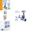 6in1 Solar Energy Plastic Building Toy For Children Creative Playtime