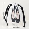1Pc 18x28cm 4color Dance Shoe Storage Bag Satin Drawstring Pouch Ballet Pointe Shoe Dustproof Pouch  Ballet Organizer Package