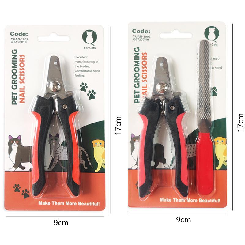 Pet Nail Clippers with Safety Guard for Cats and Dogs