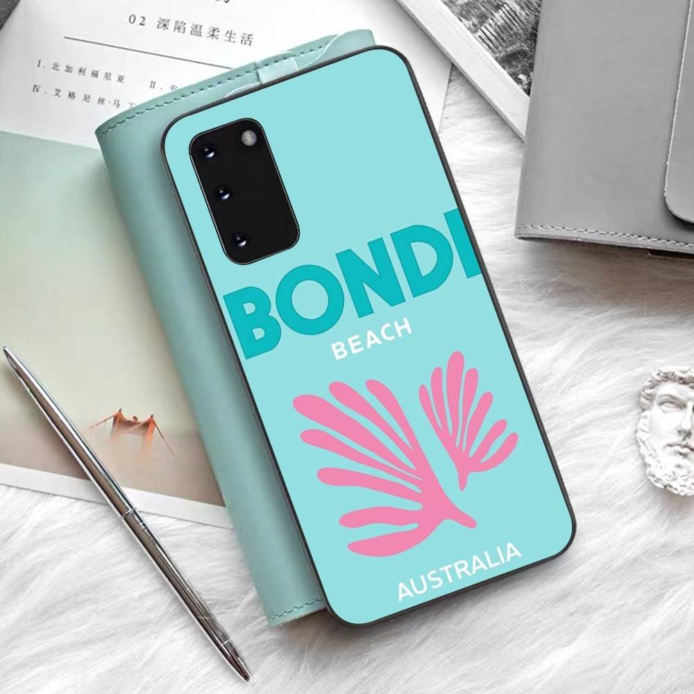 

Bali Ibiza Capri Bondi Palm Phone Case For Samsung S 24 Fe 25 Ultra Plus 20 Lite 21 30 22 23 24 22 Ultra 5G Fundas Samsung S23 5G