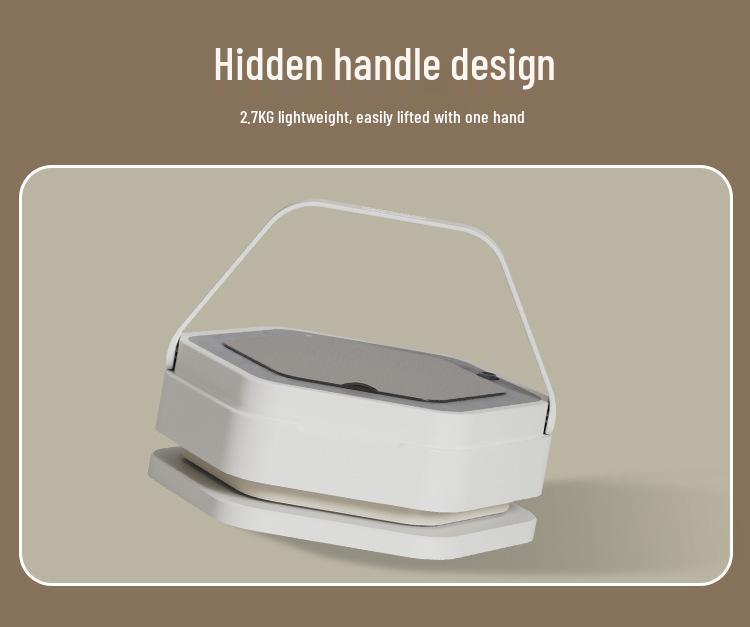 Compact Folding Washer-Dryer for Baby Clothes and Socks