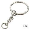 1 Piece New Key Ring Nickel Plated Embossed Keychain Diy Pendant Accessories for Women
