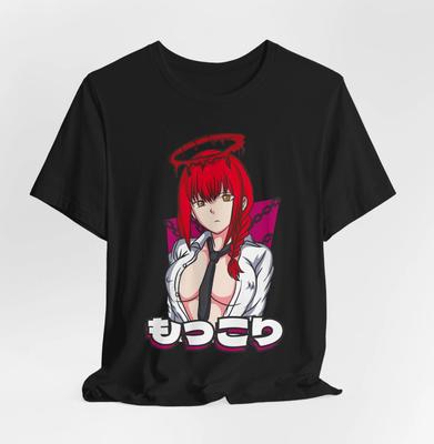 Waifu Makima Anime Short Sleeve Tee, Graphic Tee for Fans, Gift for Otaku