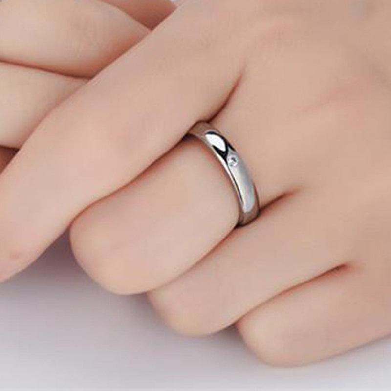 Korean Version of Wedding Props, Wedding Ceremony Ring, Live Pair, Simulated Couple, Diamond Ring, Marriage Proposal Ceremony, Wearing Accessories