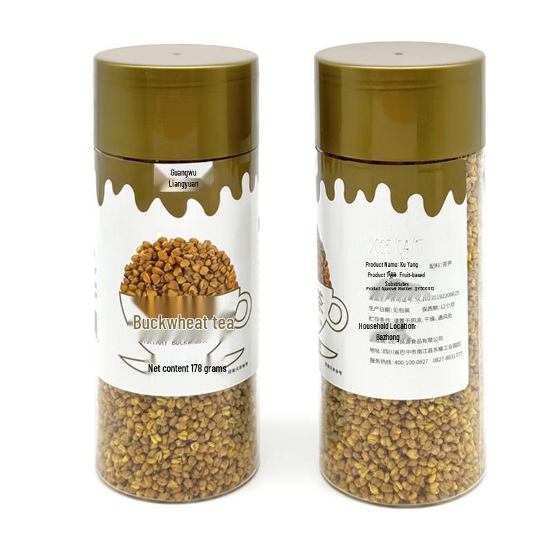Guangwu Liangyuan Sichuan Nanchang Buckwheat Tea, 3 Cans X 178g