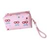 Bright Cartoon Print Cosmetic Pouch For Girls Durable Polyester School Supply Organizers Compact Hand Carry Design Makeup Storage Travel Accessories