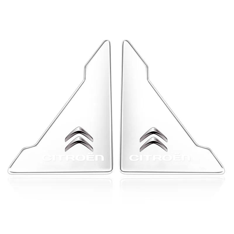 PJHC7 2Pcs Car Door Corner Protector Stickers Decoration For Citroen C4 C3 C2 C1 C5 DS3 Berlingo Grand Jumper Car headrest