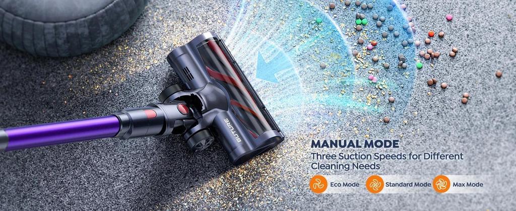 VC70 Convenient Vacuum Cordless Handheld 38KPA High Suction Power 450W Motor Smart Home Cleaning LED Touch Screen Vacuum Cleaner