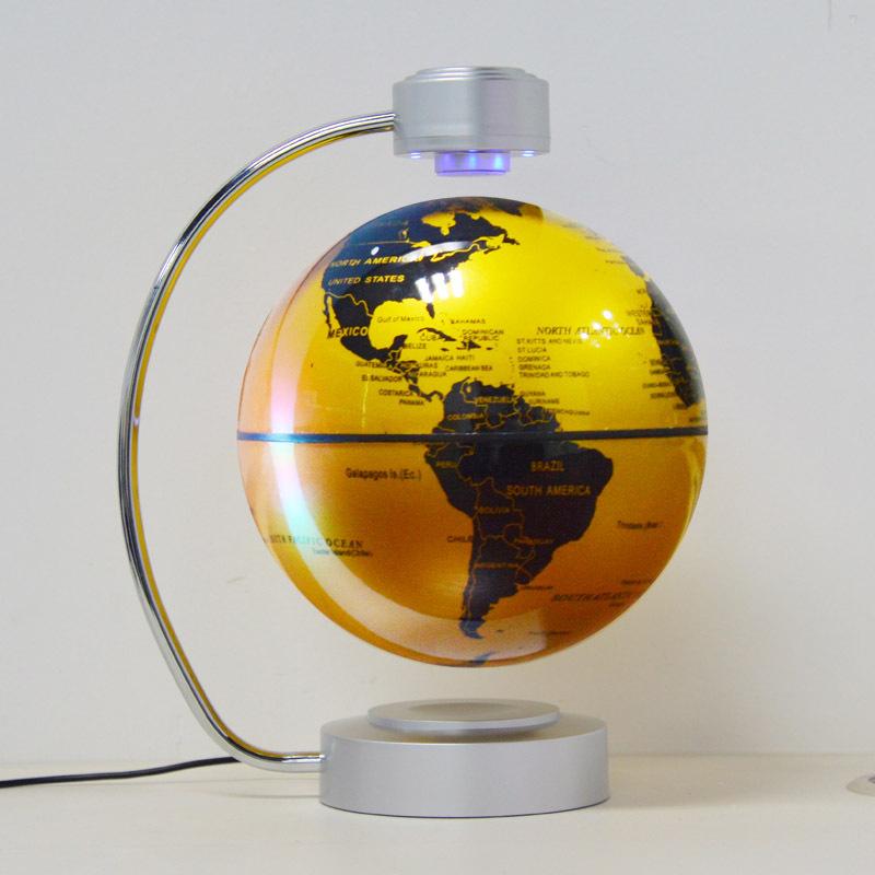 Globo a Levitazione Magnetica High-Tech da 8 Pollici con Luce LED Globo Galleggiante Elettronico per Bambino Decorazioni per Camera da Letto di Casa Regali di Natale