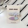 Korean Silver Hairpin: Gentle, Stylish Art BB Clip for Girls - High-Grade Leather Children's Bangs Clip