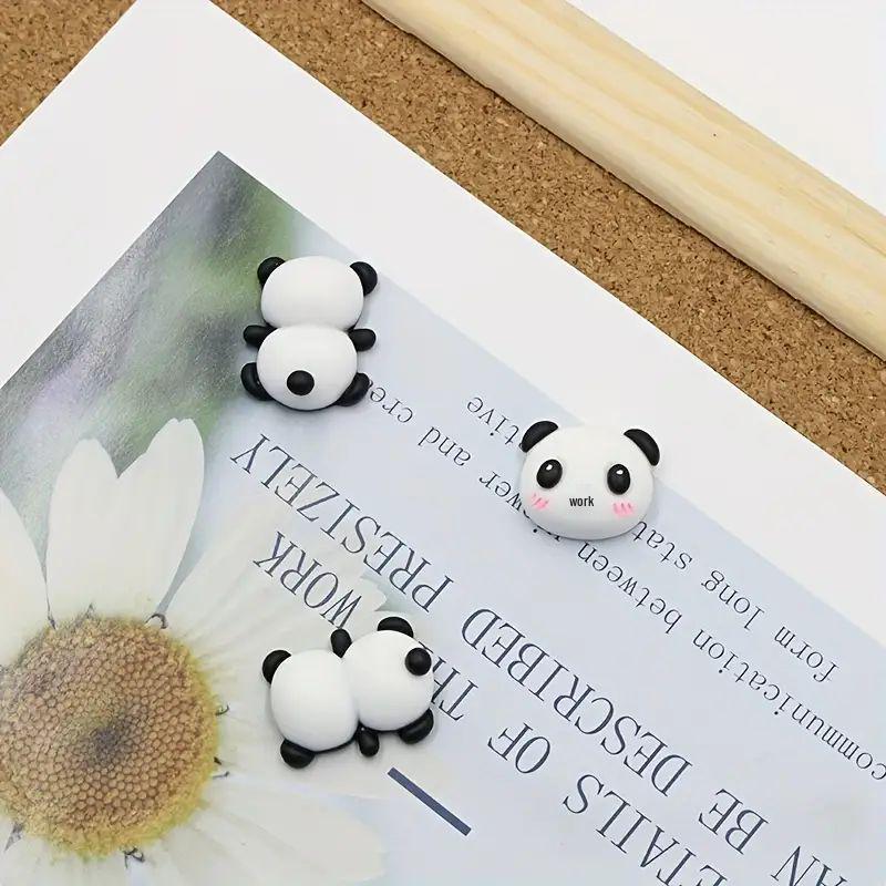 Cartoon Panda Pushpins for Message Boards and Photo Walls