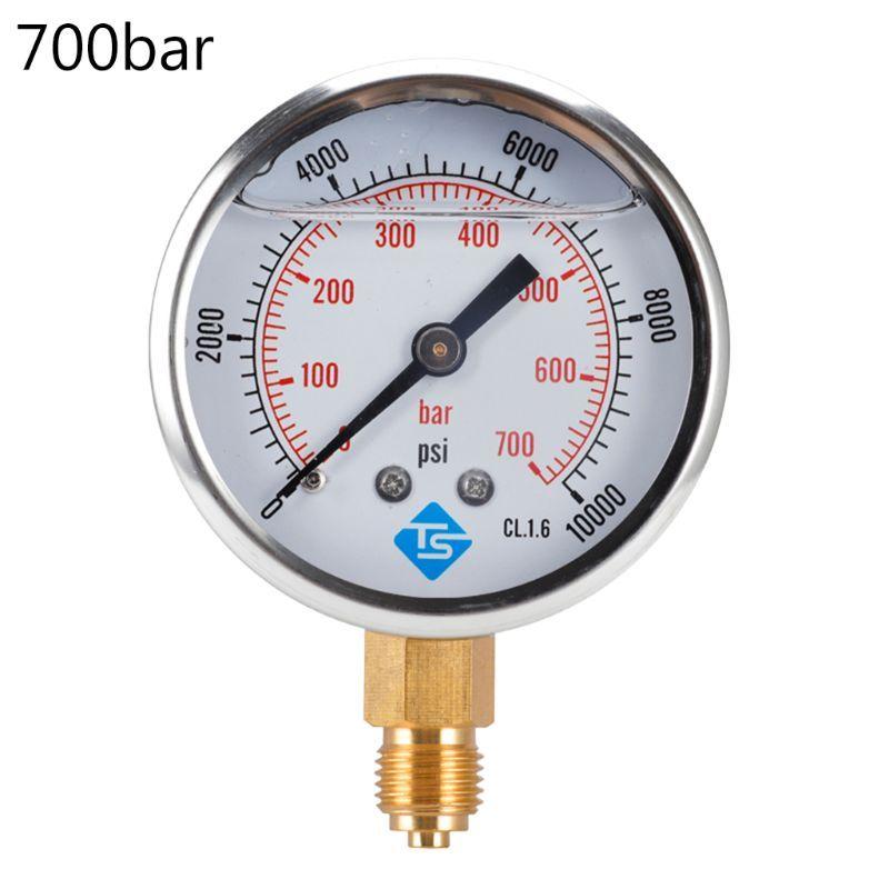 GLYCERINE FILLED PRESSURE VACUUM COMPOUND GAUGES 68mm DIAL VAC to 10000 PSI BTM Dropshipping
