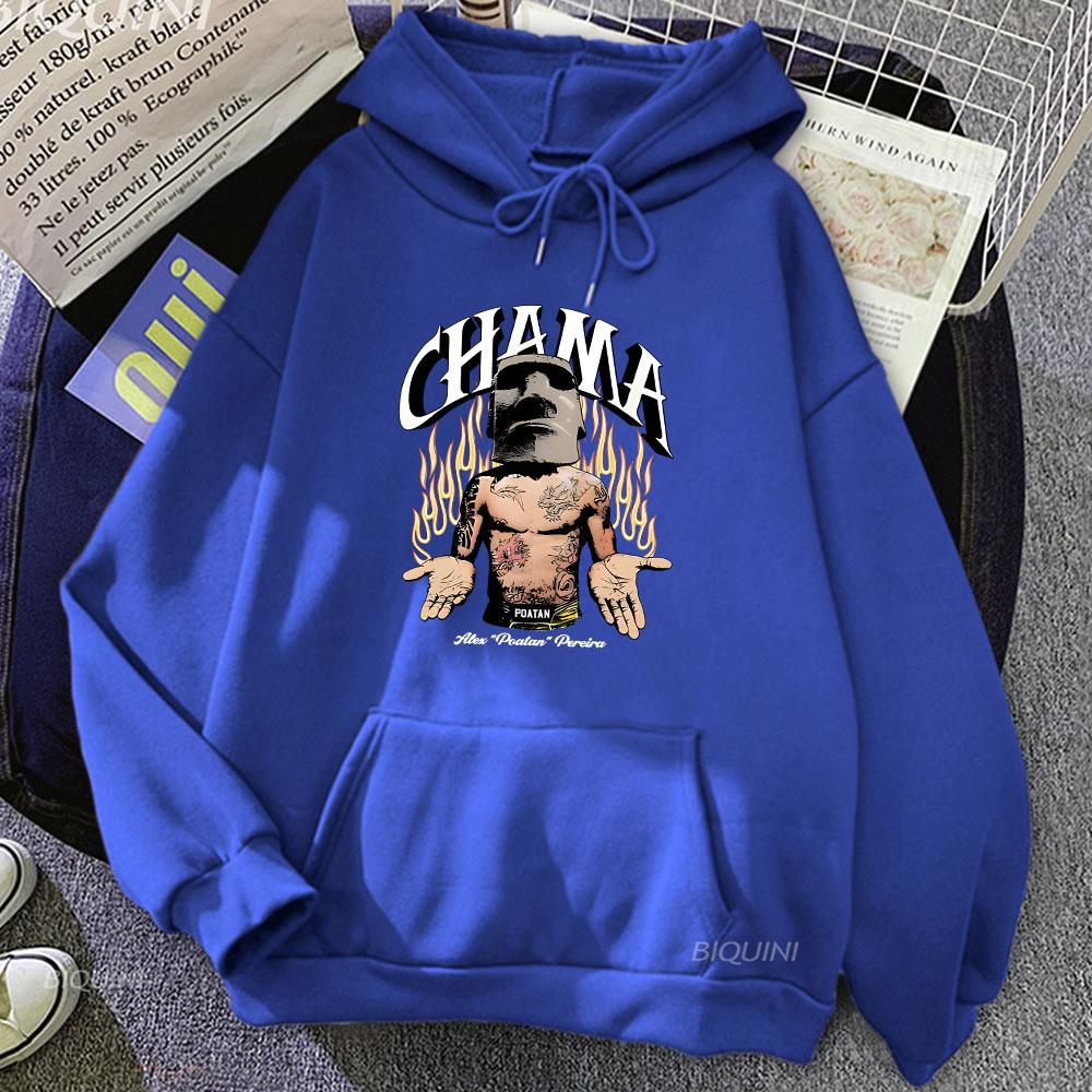 Men Clothes Alex Pereira Graphic Hoodies Pocket Fleece Male Hooded Sweatshirts Print Sudaderas Casual Winter Hoodie