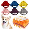 Knitted Winter Dog Hat with Ear Holes Cozy Knit Warm Pet Hat Soft Headwear for Chihuahua French Bulldog Cats Small Pets