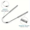 U-Shaped Tongue Scraper. Removes Tongue Coating Stains, Portable Design for Men & Women.