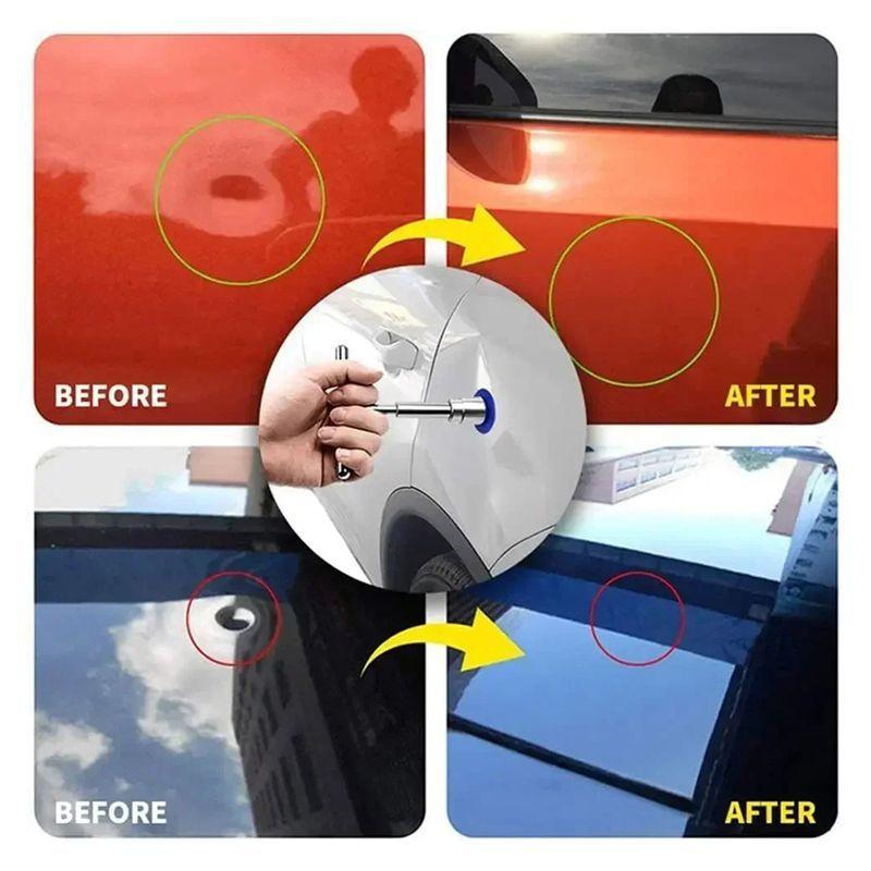 A76I-Car Dent Puller Tools Dent Mechanical Sheet Metal Slide Suction Cup Complete Kit For Automotive Body Hail Dent Repair