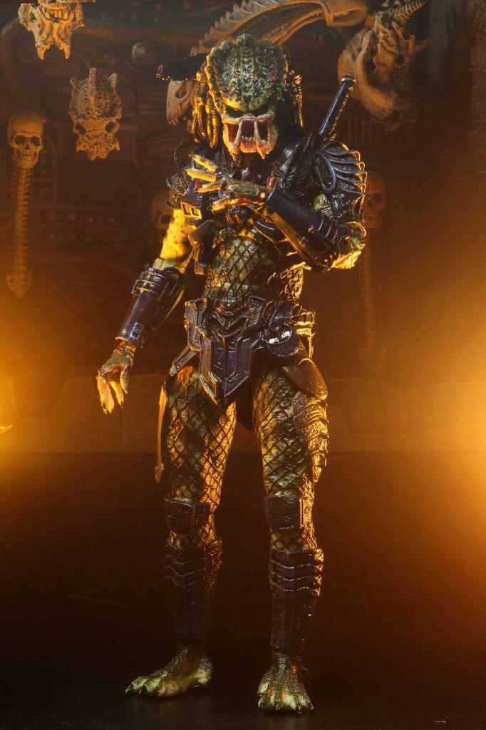 NECA Predator Ultimate Action Figure Armored Lost Predator NECA 2020 PREDATOR 2 ULTIMATE ARMORED LOST PREDATOR Movie Predator 2 Lost Clan Borg 7-inch