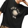 UGG Loose Fit Round Neck Printed T-Shirt Unisex Tops 1175129-IKC