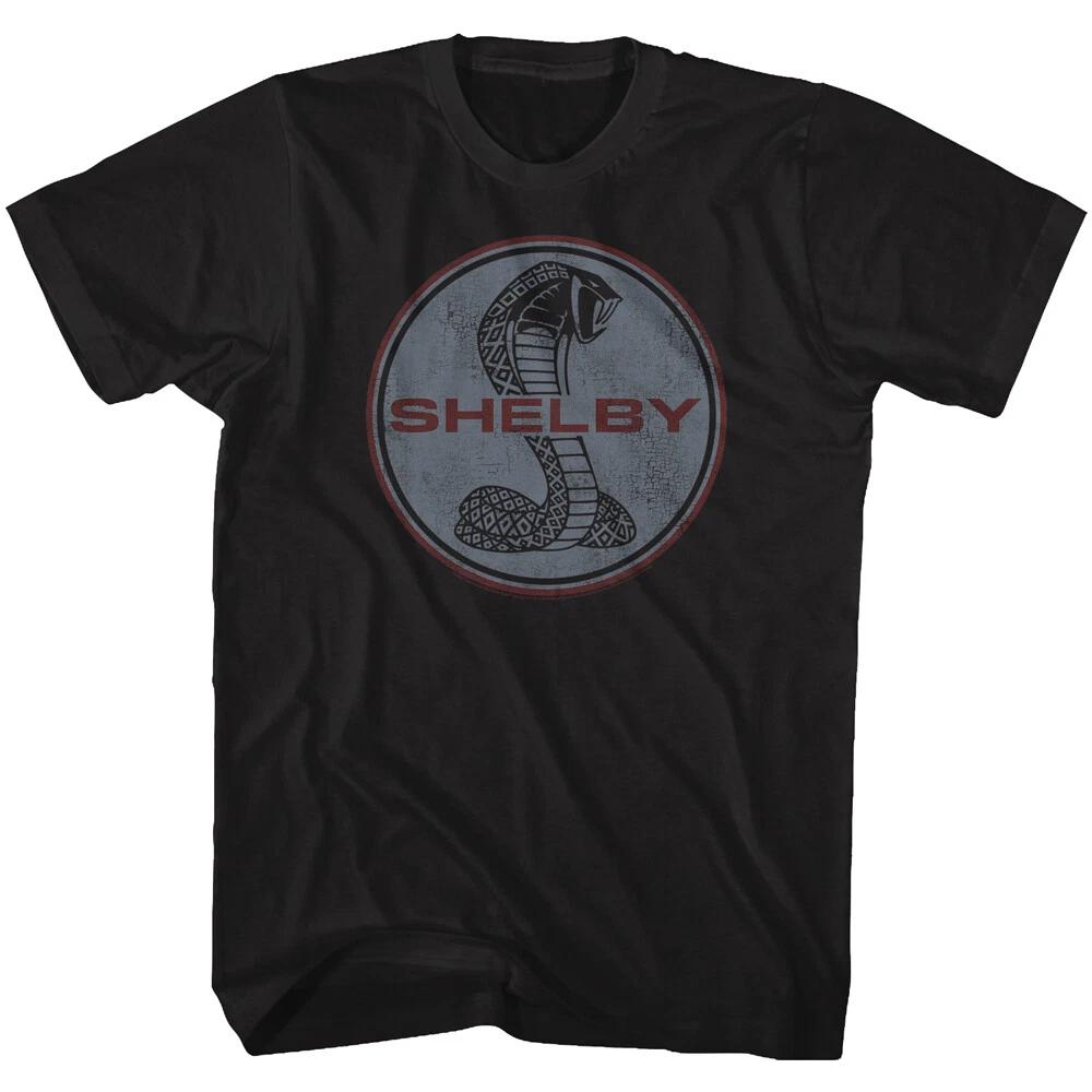 

Carroll Shelby American Legend Shelby Cobra Round Emblem Logo Men s T Shirt 4XL