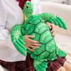 Realistisches Meeresschildkröte Tier Plüschtier Niedliche Simulation Schildkröte Stofftier Babypuppe Super Weich Gefüllt Heimdeko Kissen Geschenk