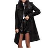 Fashion Trench Coats For Women's Long Trench Coat Slim Classic Solid Color Coats