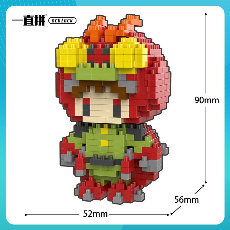 Digitální monstrum Agumon Gabumon Mini stavebnice Piyomon Greymon DIY Mikro cihličky Tentomon Gomamon Figurky Hračky Pro děti Dárek