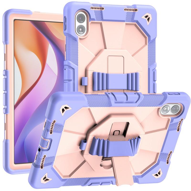Redmi Pad Pro 12.1 Inch Protective Case With 360 Rotating Stand Shockproof Silicone PC Hybrid Cover Handheld Use
