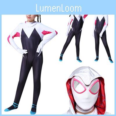 Lebhafter Spider-man Into The Spider-verse Gwen Stacy Kinderkostüm Jumpsuit für spielerische Abenteuer