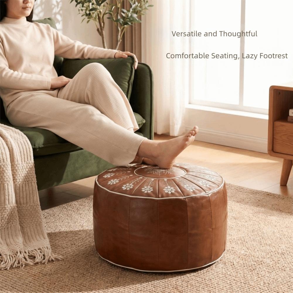 Waterproof Pumpkin Pouf Cover Large Capacity Storage Bag Storage Leg Bench Home Furniture