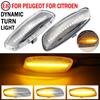 LED Dynamic Turn Signal Light Flashing Side Mirror Lamp Blinker Amber For Citroen C3 C4 C5 DS3 DS4 Peugeot 207 308 3008 5008 RCZ