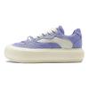 Li Ning Cream Puff Platform Slip Resistant Low top Casual Shoes Women's Purple White AZGT026-8