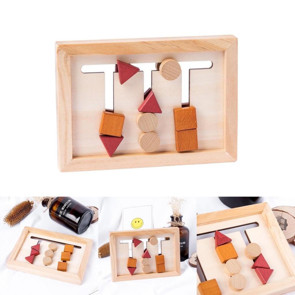 Placă de joc din lemn pentru potrivirea formelor Jucărie puzzle pentru copii Pentru învățare timpurie