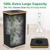 Large-capacity Storage Box with Inner Bag, Foldable, for Bottles, Clothes, Toys, Recyclable Waste, Laundry Basket, 24/100L