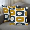 2D Flach-2 Stück Böhmisch & Vintage Stil Dekorative Kissenbezüge für Couch Sofa Bett Sofastuhl Kissenbezug